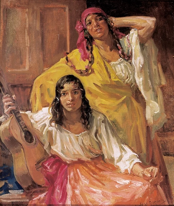 José Garnelo y Alda - Gitane